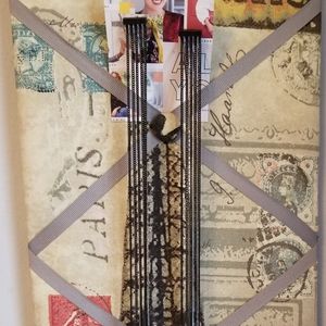 Extra long tassel earring